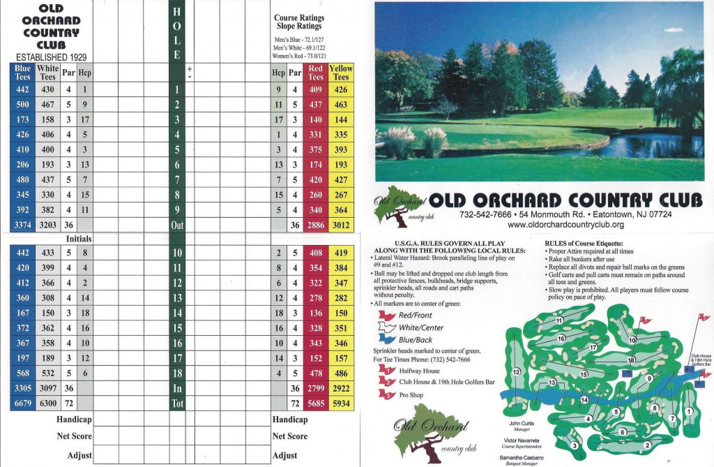 About Us Old Orchard Country Club